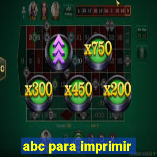 abc para imprimir